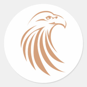 Eagle Shirts Cool Custom Eagle Shirts Logo Classic Round Sticker