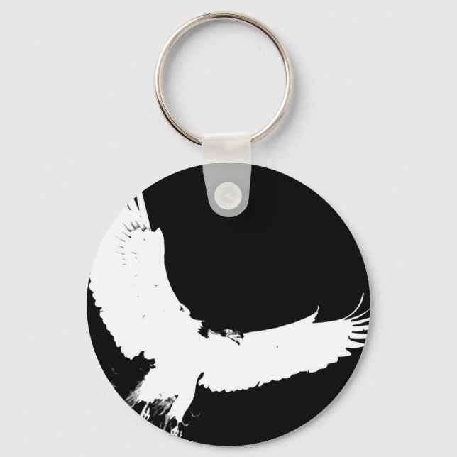Eagle Silhouette Keychain (Front)