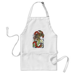 Eagle & Snake Japanese Tattoo Design Adult Apron