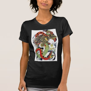 Eagle & Snake tattoo design T-Shirt