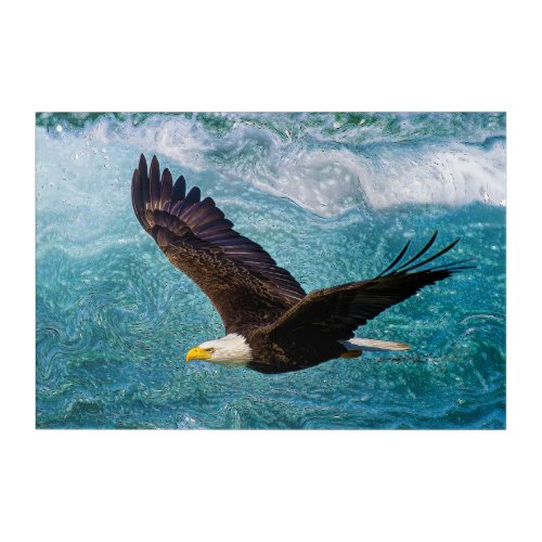 Eagle Soaring Above the Storm Acrylic Print