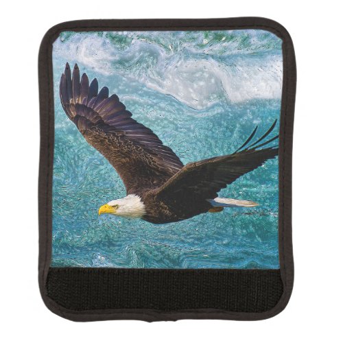 Eagle Soaring Above the Storm Luggage Handle Wrap