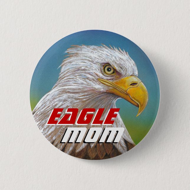 EAGLE SPIRIT - Mom Button (Front)