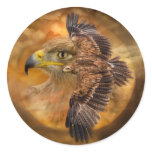 Eagle-Spirit Of The Wind Art Sticker