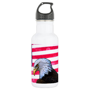 patriotic eagle american flag