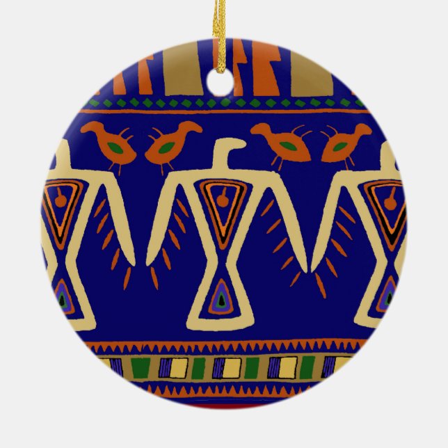 Eagle Spirits Ceramic Ornament (Back)