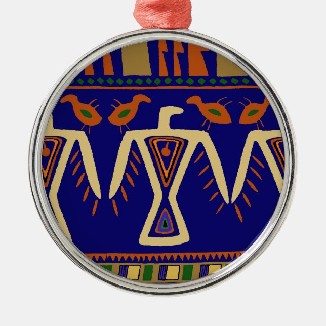 Eagle Spirits Metal Ornament (Front)