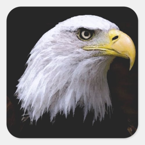Eagle Square Sticker
