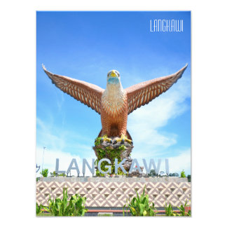 Eagle Statue Langkawi Malaysia Travel Souvenir Photo Print