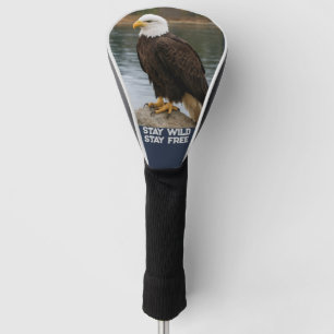 Eagle Stay Wild Stay Free Golf Head Cover