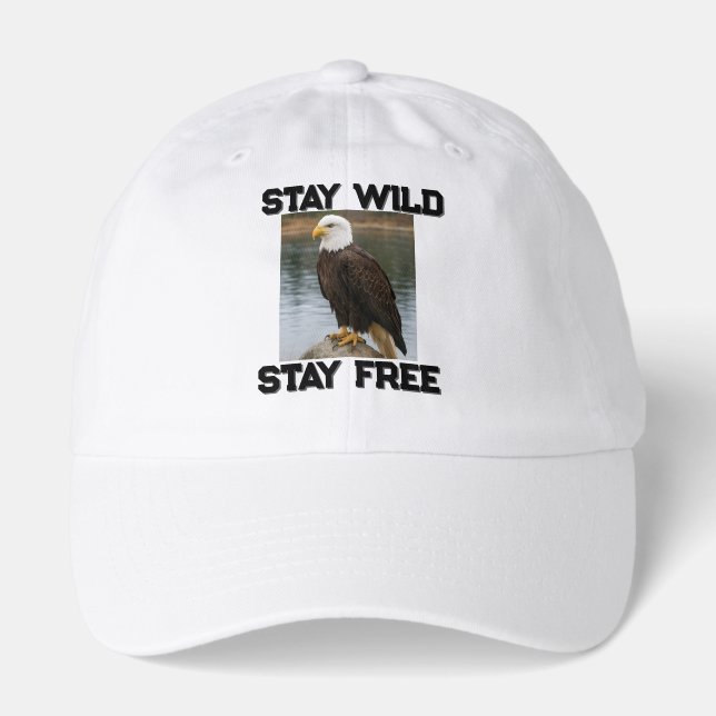 Eagle Stay Wild Stay Free Hat (Front)