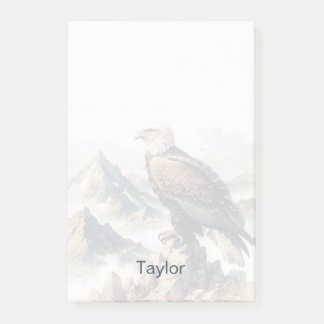 Eagle Sticky Notes, Personalized Eagle  Post-it Notes