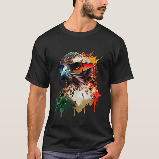 Eagle sunglasses vacation sun nature vacationer fo T-Shirt (Front)