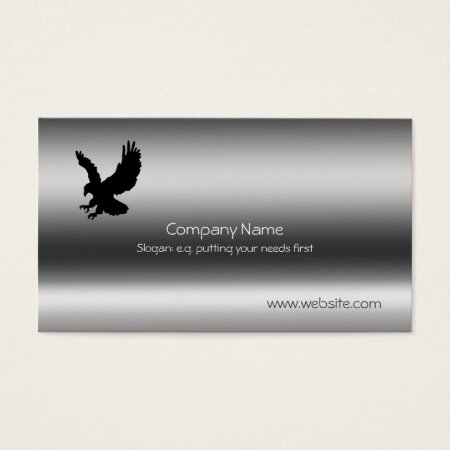 Eagle, Talons outstretched Metallic-effect Business Card
