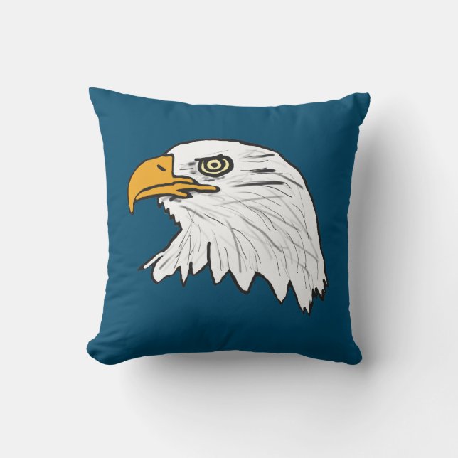 Eagle Throw Pillow (Front)
