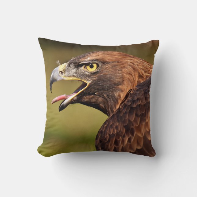 Eagle Throw Pillow (Front)