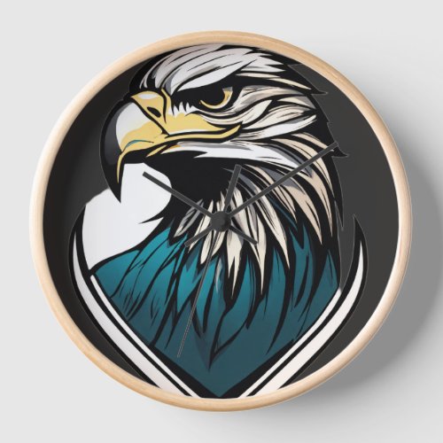 Eagle Time Mexican Heritage Watch Design Clock