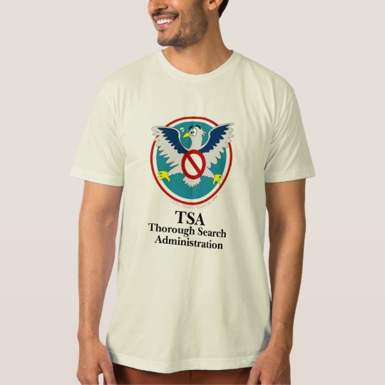 Eagle TSA Funny Cartoon (Touch My Junk) T-Shirt