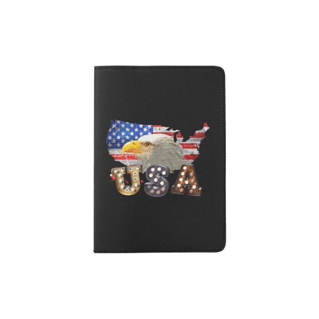 Eagle USA Lightbulb Passport Holder (Front)