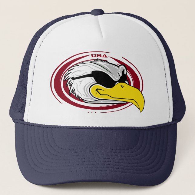 Eagle USA Sunglass Classics Trucker Hat (Front)