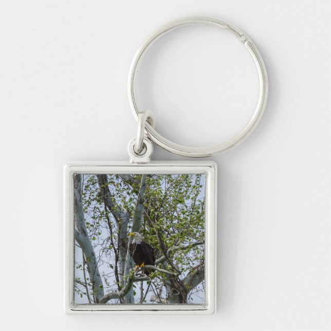 Eagle Watch Out Keychain (Front)