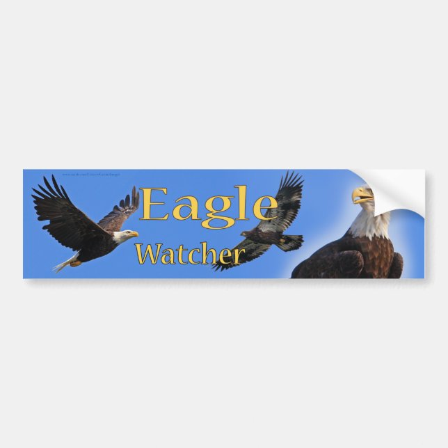 Eagle Watcher bumper sticker (Front)