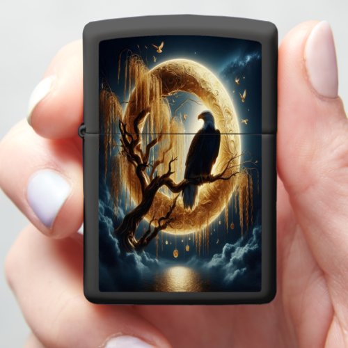 Eagle Watches Moonlit Sea Zippo Lighter