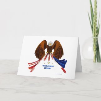 Eagle Welcome Home Card