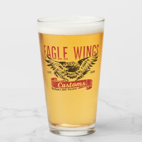 Eagle Wings Beer Glass