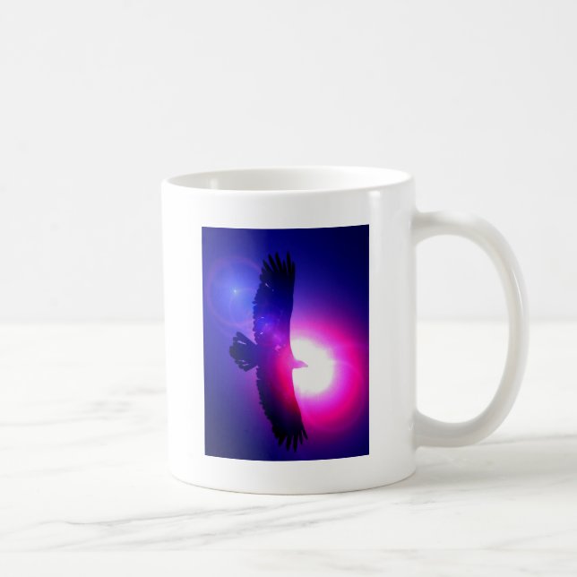 Eagle Wings - Eagle in Flight Coffee Mug (Right)