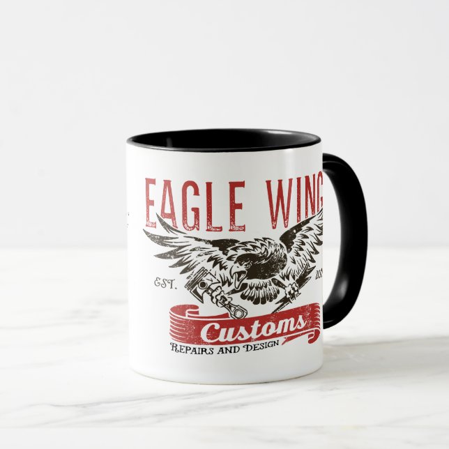 Eagle Wings Mug from "Lock & Key" (Front Right)
