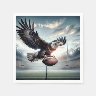 Eagle With a Football Napkins