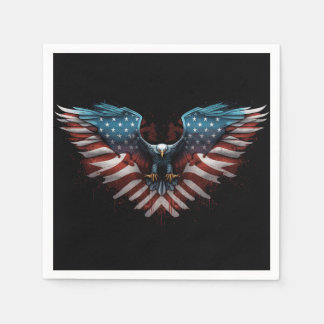 eagle-with-american-flag-it napkins