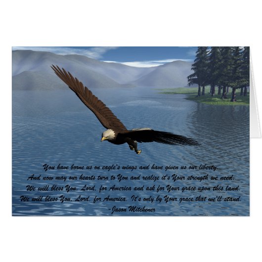 Eagle with Poem Cards (Front Horizontal)
