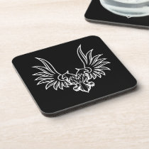 Eagle with two heads beverage coaster