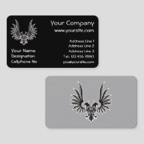 Eagle with two heads business card