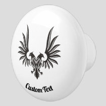 Eagle with two Heads Ceramic Knob