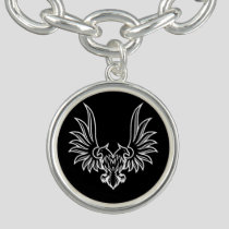 Eagle with two heads charm bracelet