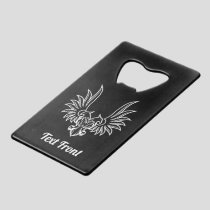 Eagle with two Heads Credit Card Bottle Opener