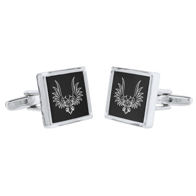Eagle with two Heads Cufflinks (Angled)