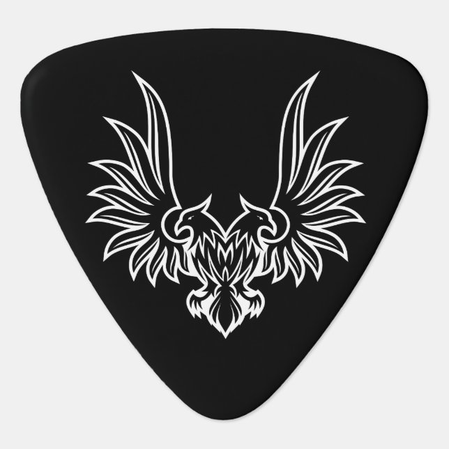 Eagle with two Heads Guitar Pick (Front)