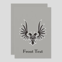 Eagle with two heads invitation