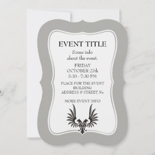 Eagle with two heads invitation