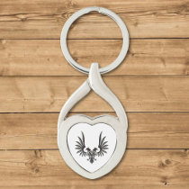 Eagle with two heads keychain