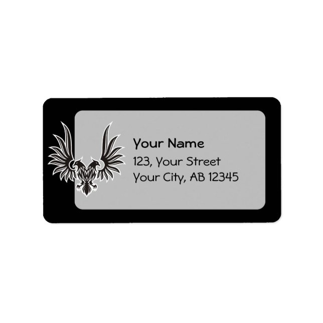 Eagle with two heads label (Front)