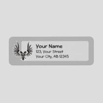 Eagle with two heads label