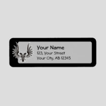 Eagle with two heads label