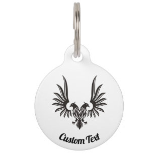 Eagle with two Heads Pet Name Tag