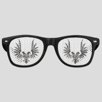 Eagle with two heads retro sunglasses
