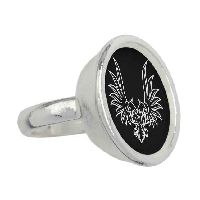 Eagle with two Heads Ring (Side)